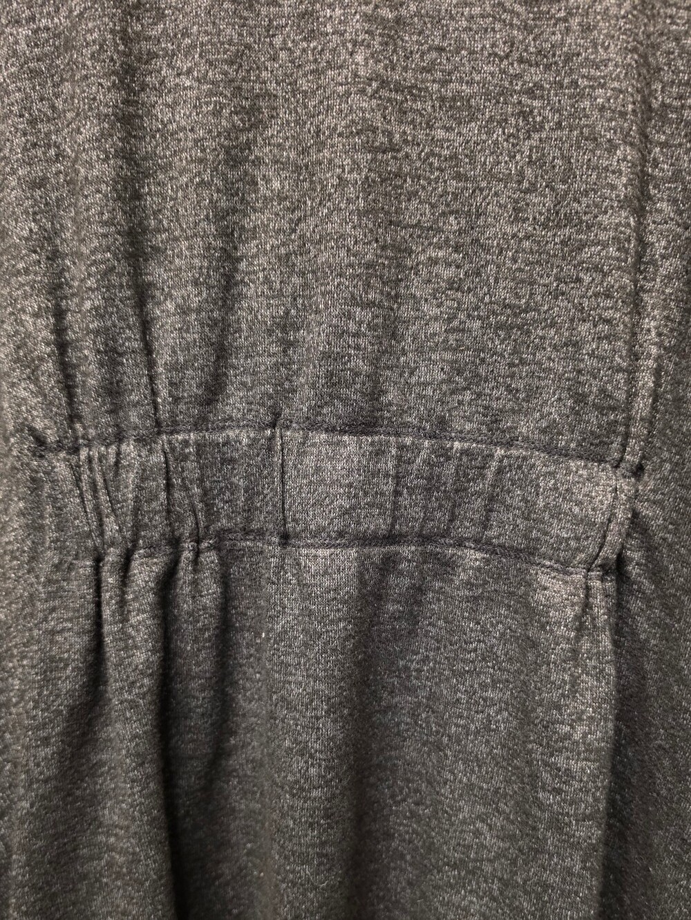 FREE! With any Purchase. Joan Vass NY Dark Gray Open Front Long Cardigan - Picture 3 of 5
